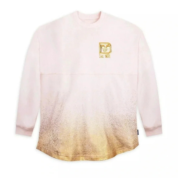 NEW 2021 Disney World Parks New Year’s Eve Champagne Pink Gold Spirit Jersey XXL - Picture 1 of 16